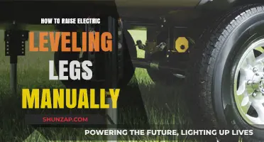 Electric Leveling Legs: Manual Override and Adjustment