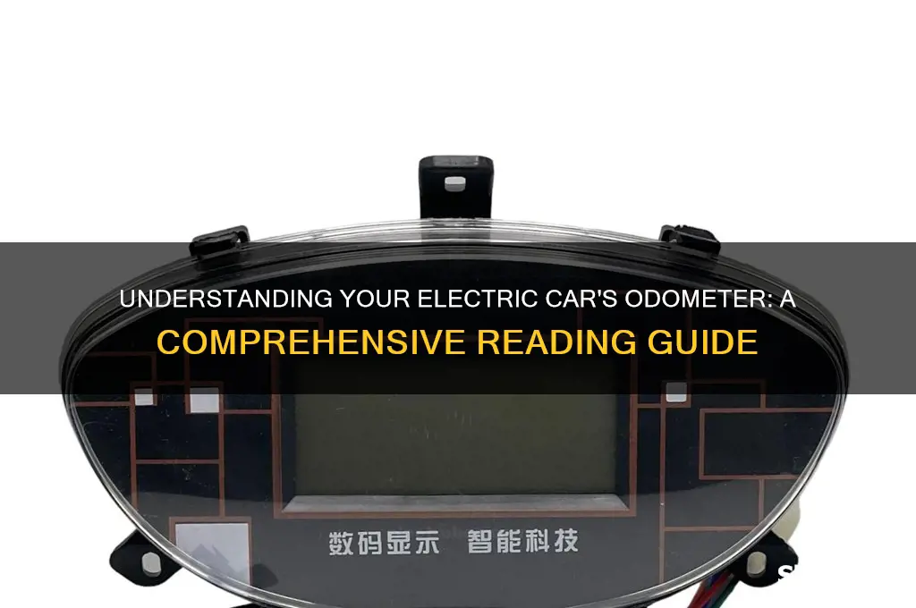 how to read a electric car obometer