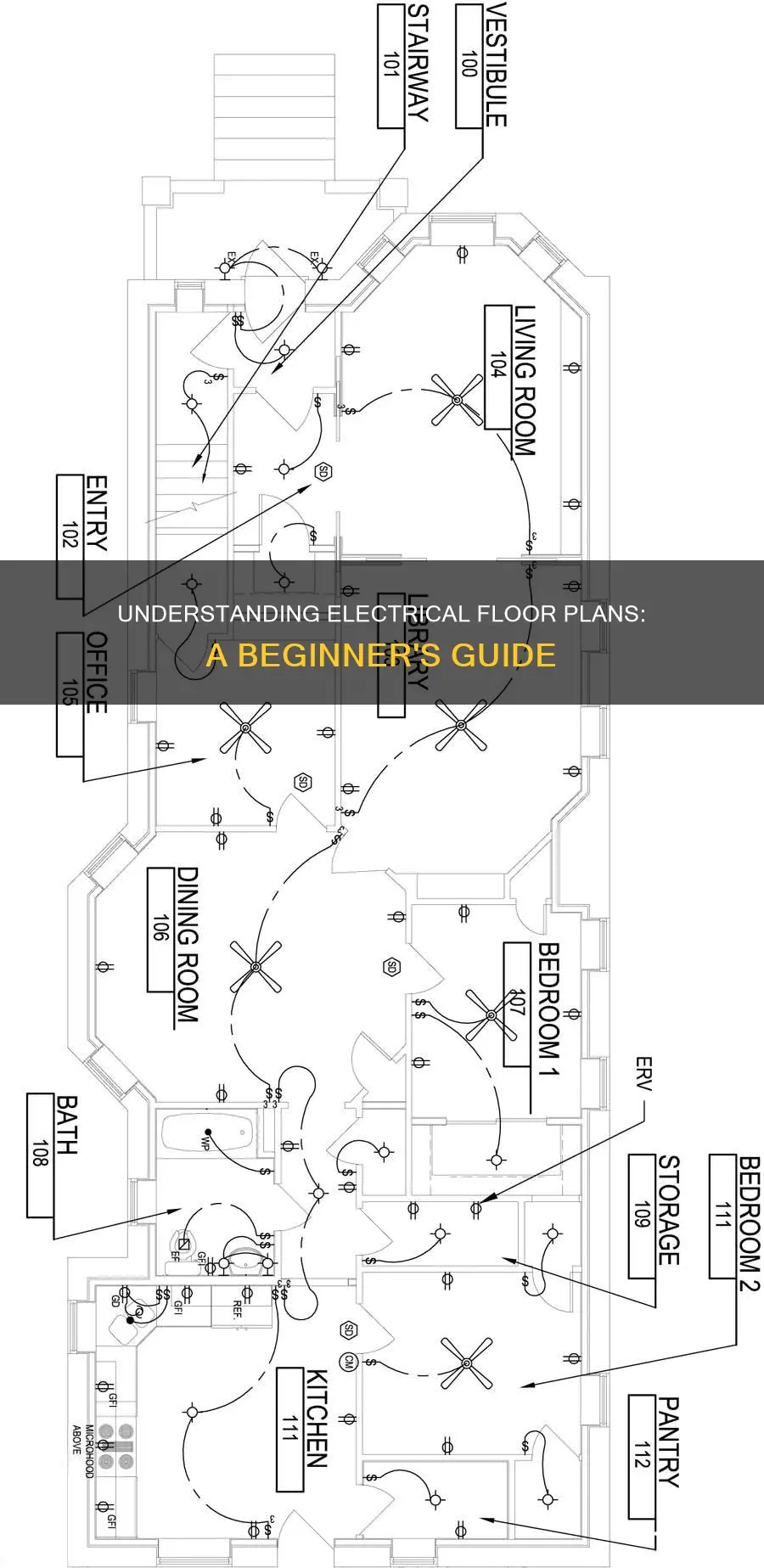 how to read a electrical floor plan