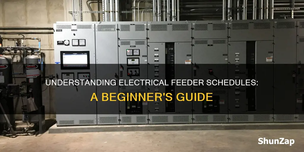 how to read an electrical feeder schedule