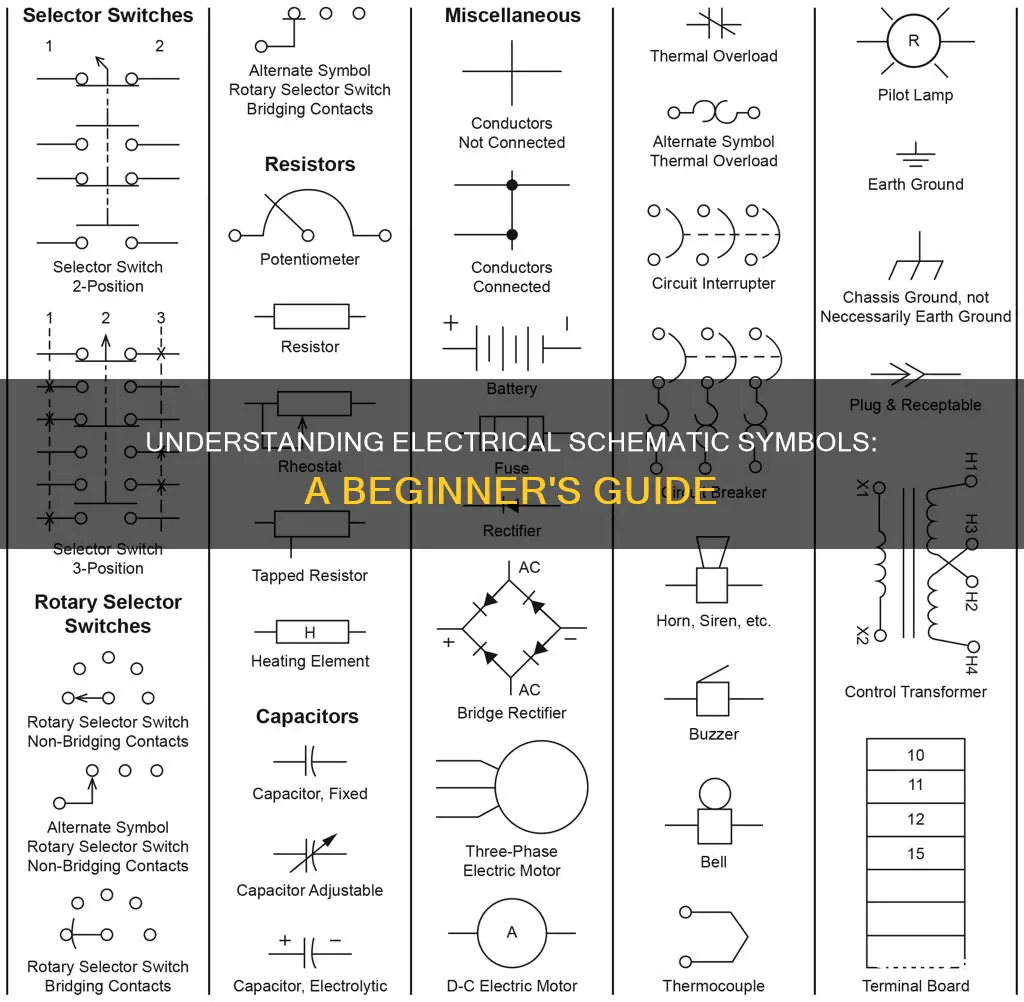 how to read an electrical schematic symbol