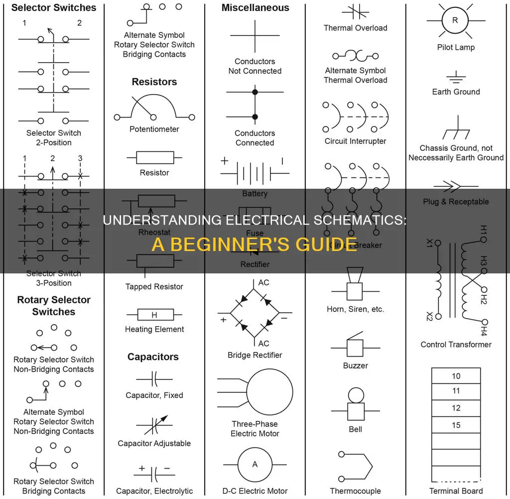 how to read and interpret electrical schematics