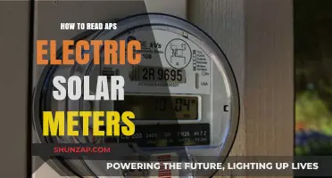 Understanding Your APS Electric Solar Meter Reading