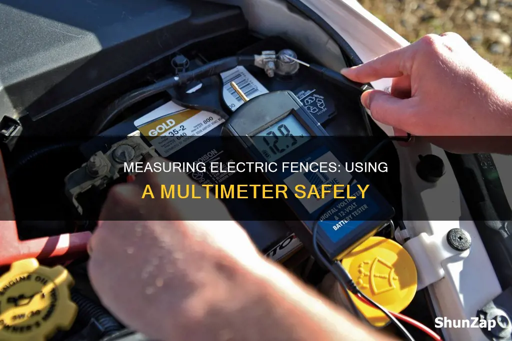 how to read electric fence with multimeter