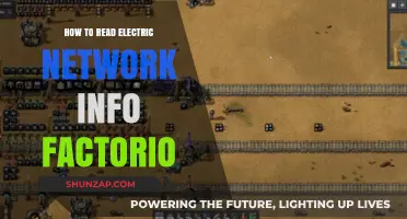 Factorio Electric Networks: Reading the Info