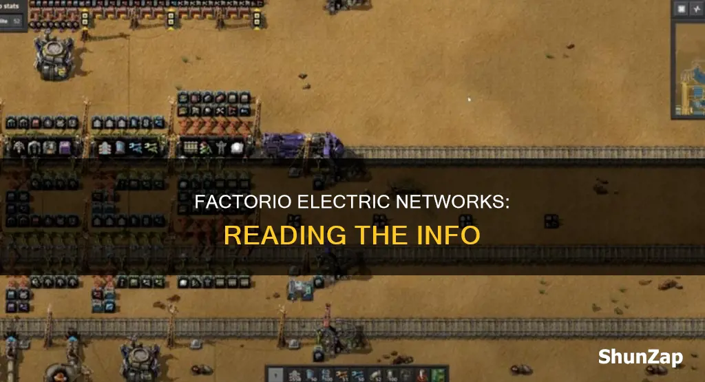 how to read electric network info factorio