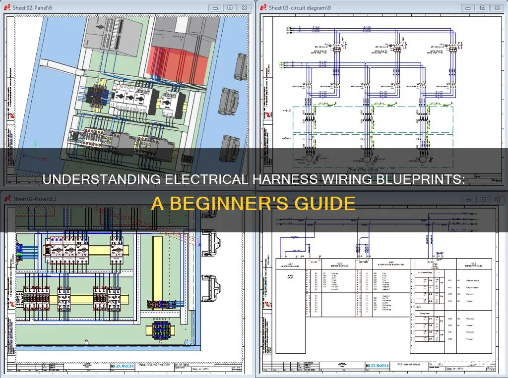 how to read electrical harness wiring blueprints