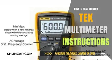 Reading Electro Tek Multimeter Instructions: A Step-by-Step Guide