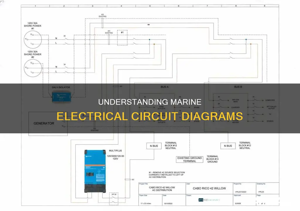 how to read marine electrical circuit diagram