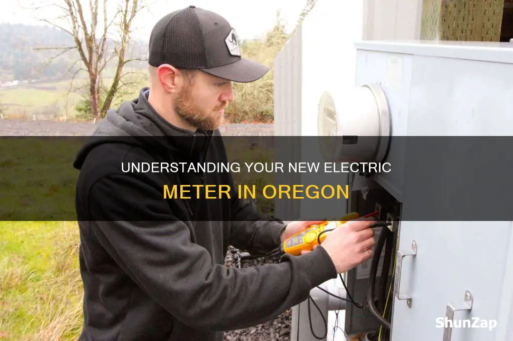 how to read new electric meters oregon
