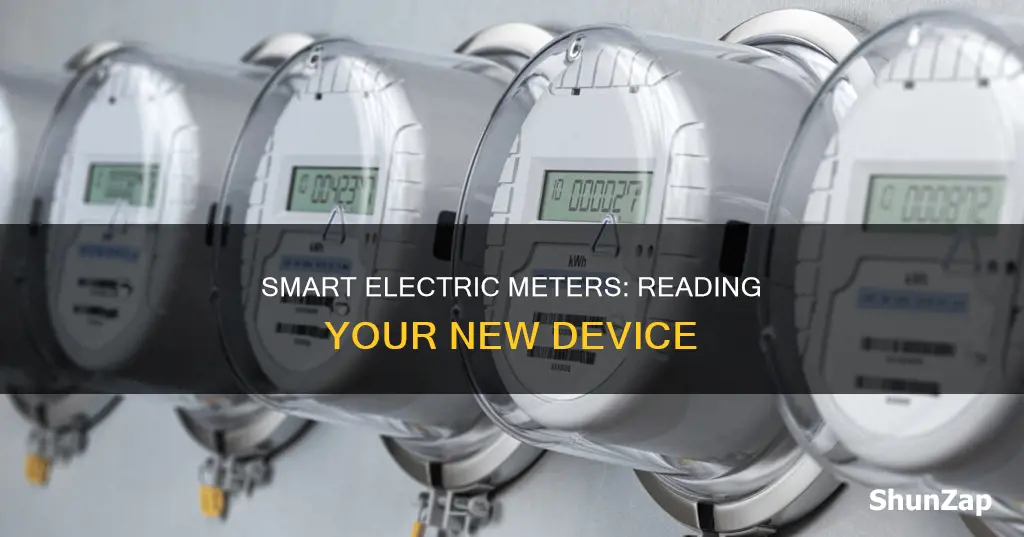how to read new smart electric meters
