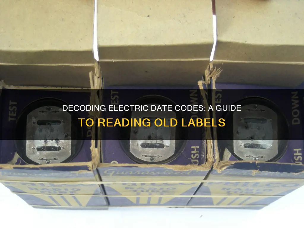 how to read old electric date codes