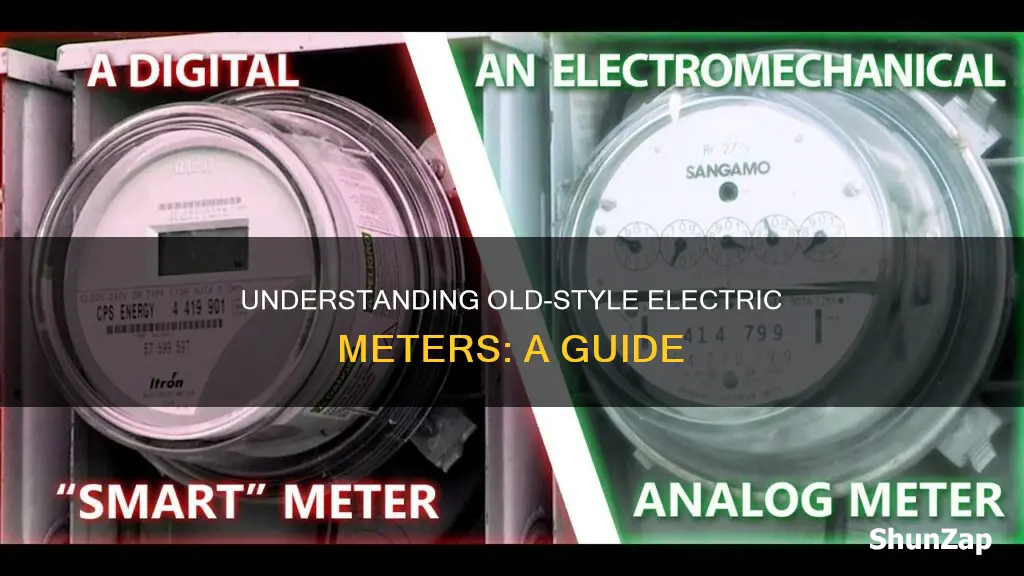 how to read old style electric meters