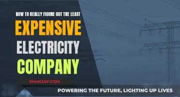Finding the Cheapest Electricity Company: A Definitive Guide