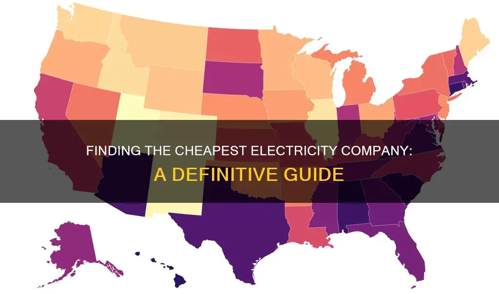 how to really figure out the least expensive electricity company