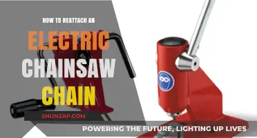 Reattaching Your Electric Chainsaw Chain: A Step-by-Step Guide