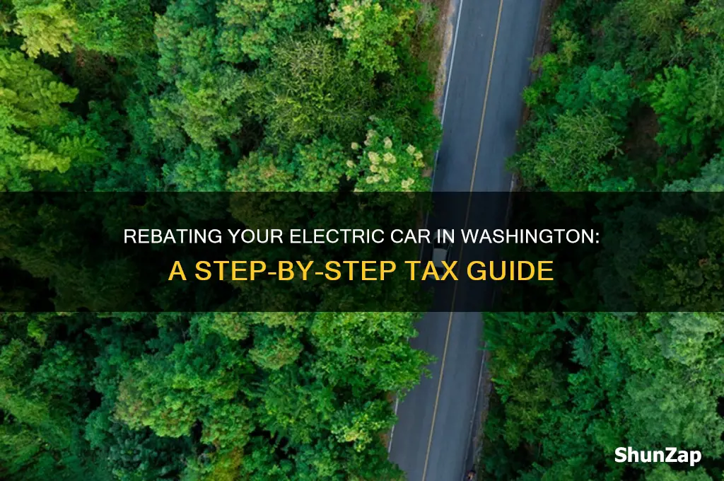 how to rebet electric car on washington tax