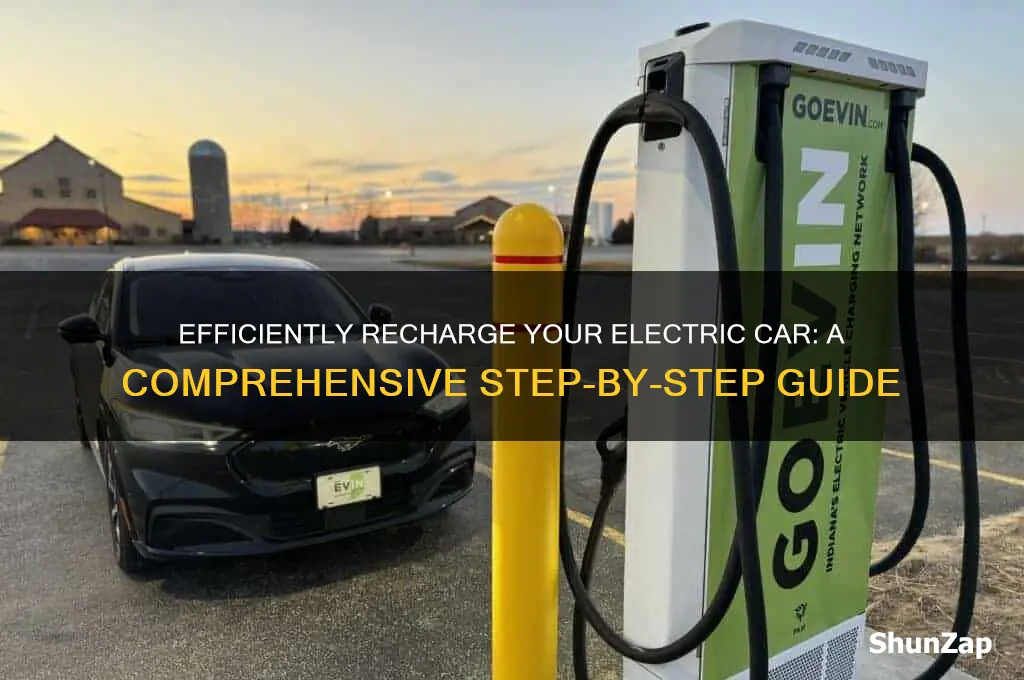 how to recharge an electric car