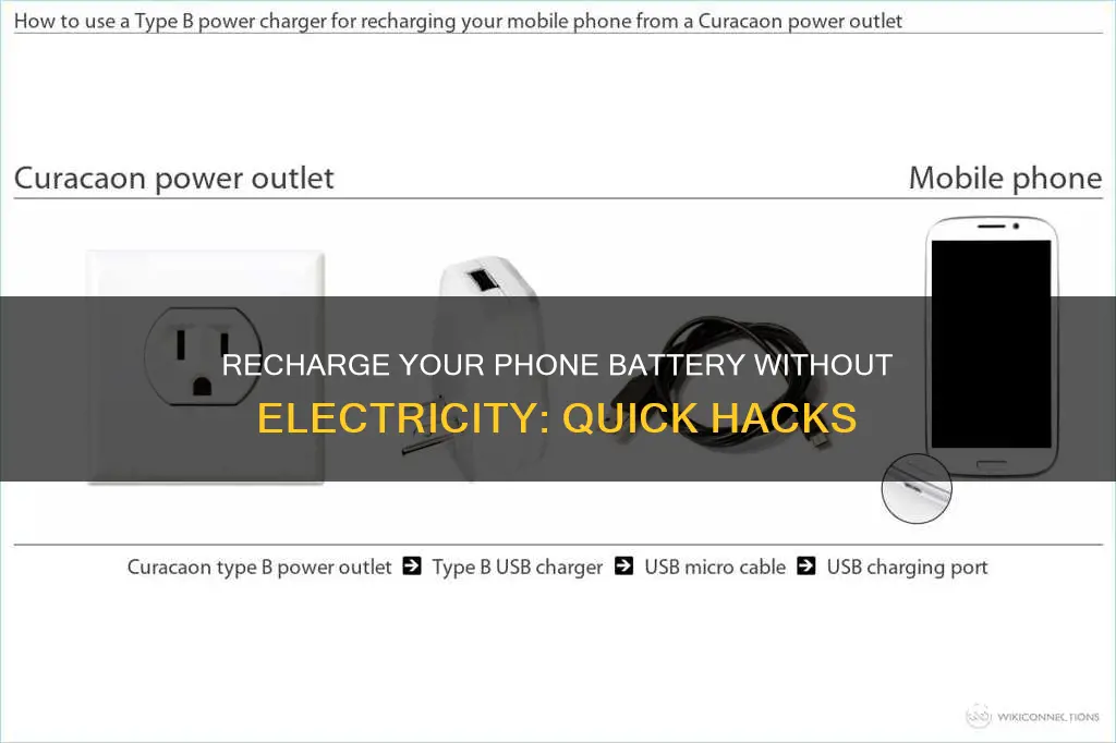 how to recharge mobile battery without electricity