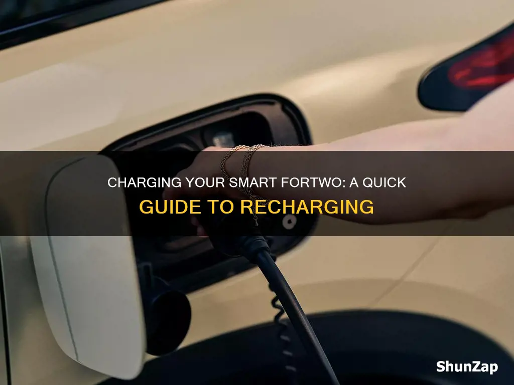 how to recharge smart fortwo electric drive