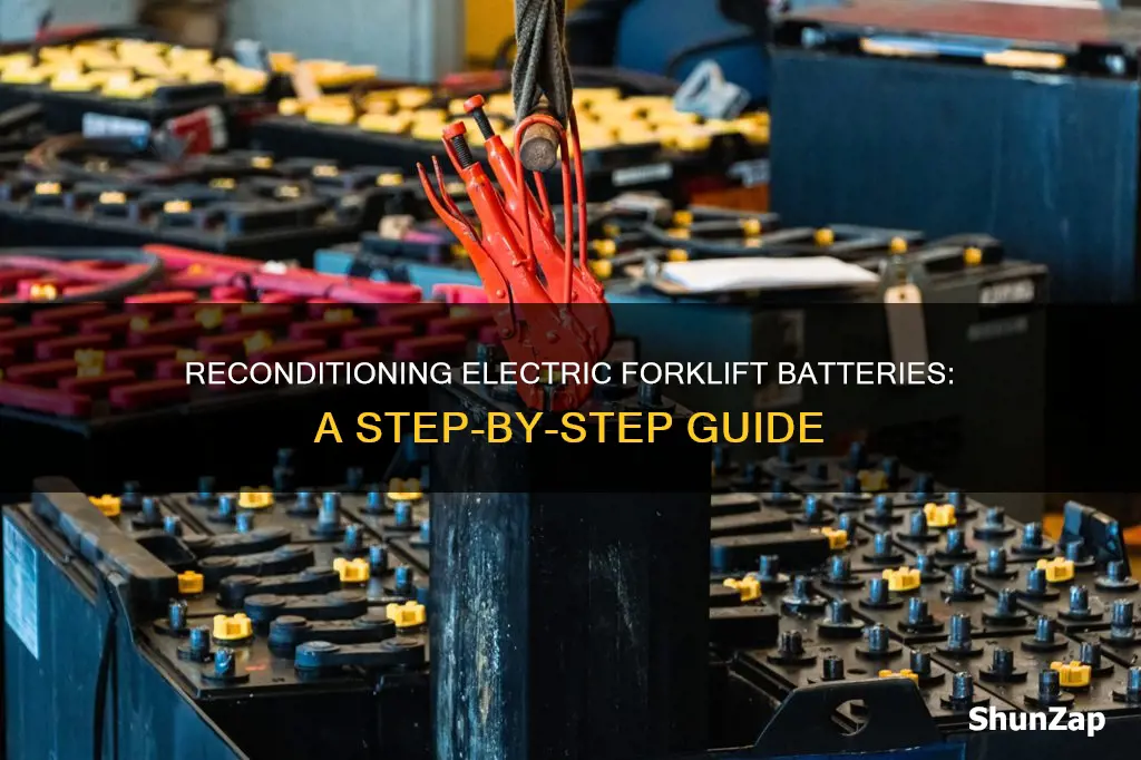 how to recondition an electric forklift battery