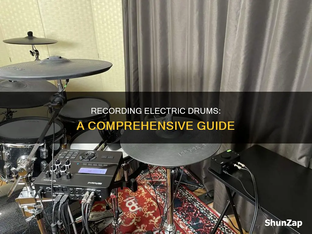 how to record an electric drum kit