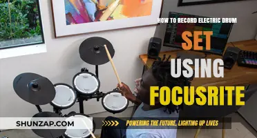 Capturing Beats: A Guide to Recording Electric Drums with Focusrite