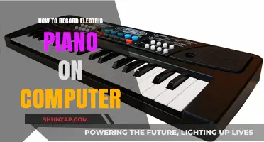 Recording Electric Piano: Computer Setup Guide