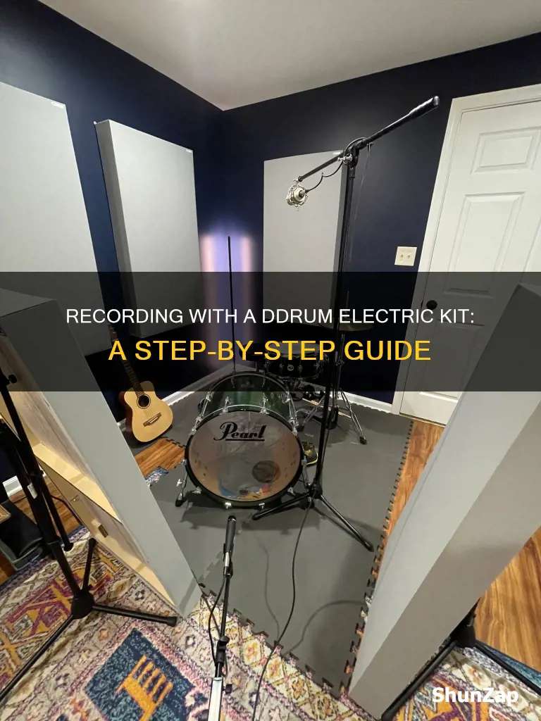 how to record with ddrum electric kit