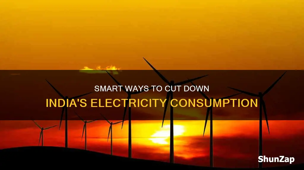 how to reduce electricity consumption in india