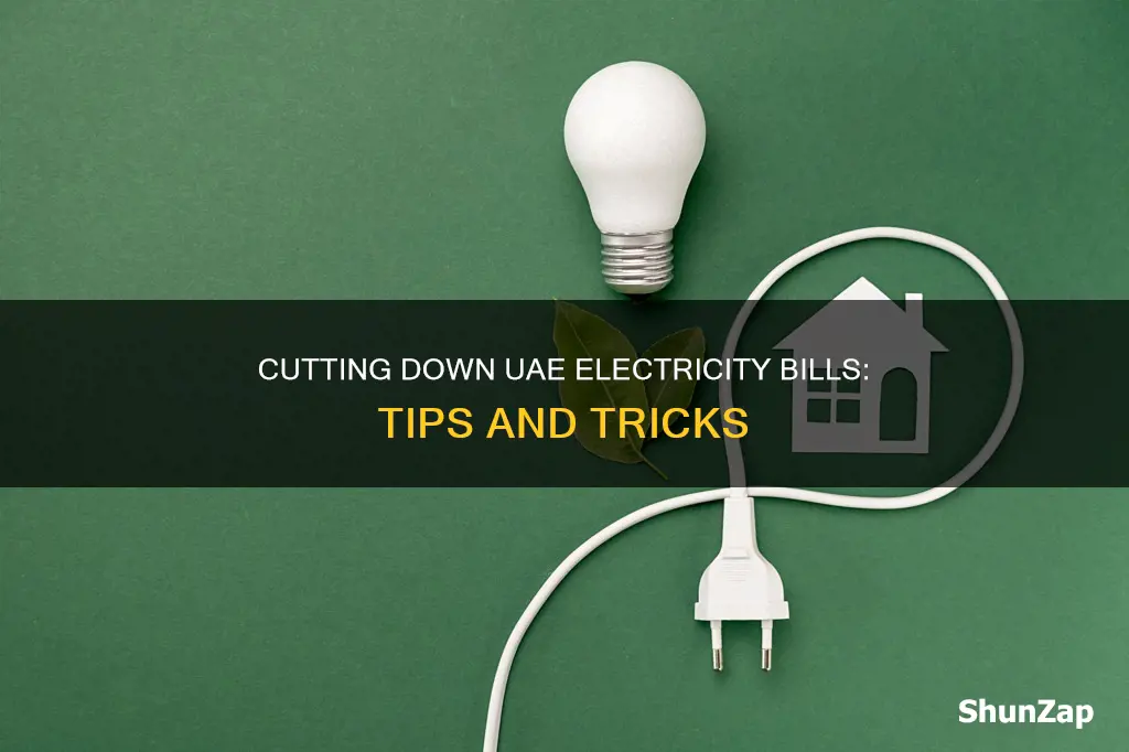 how to reduce electricity consumption in uae