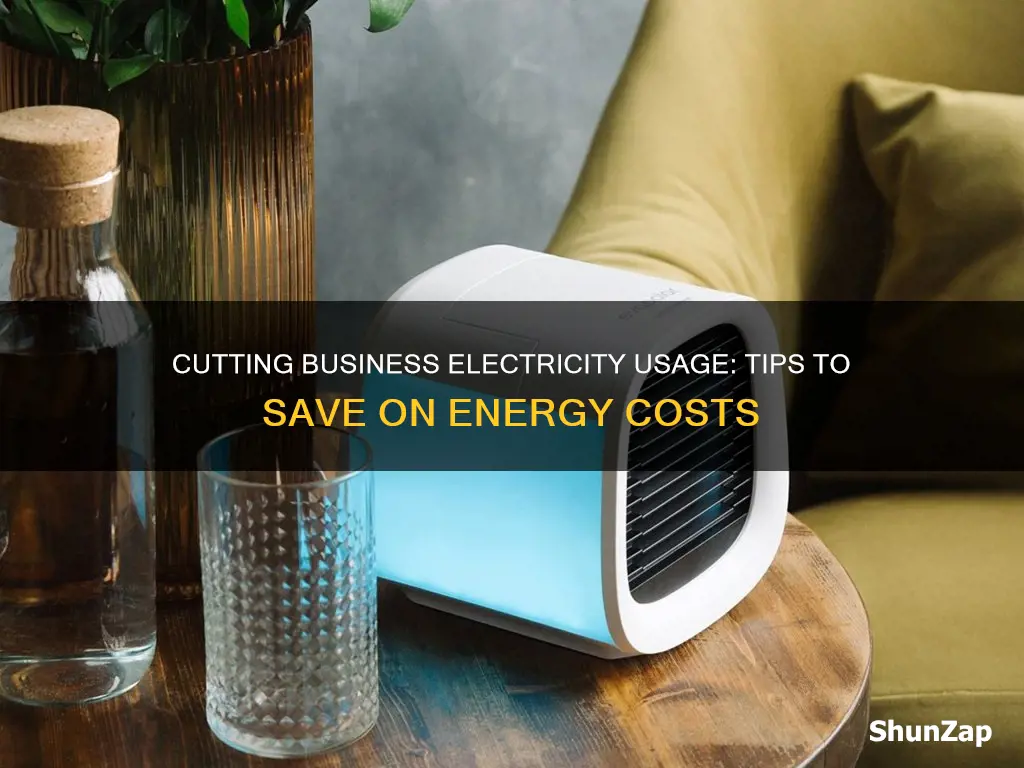 how to reduce electricity usage in business