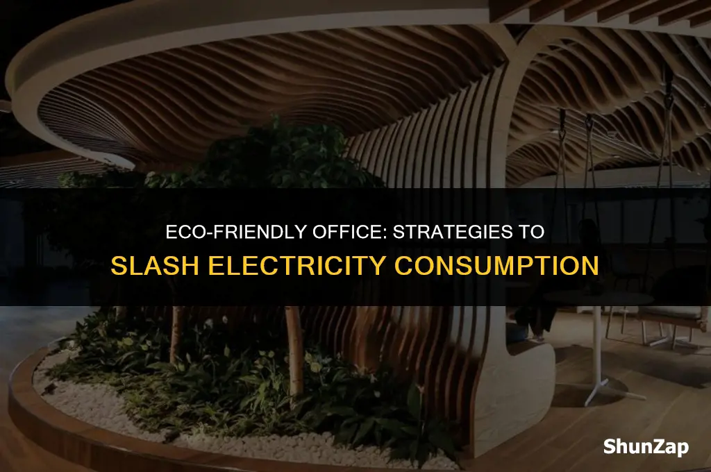 how to reduce electricity use in an office