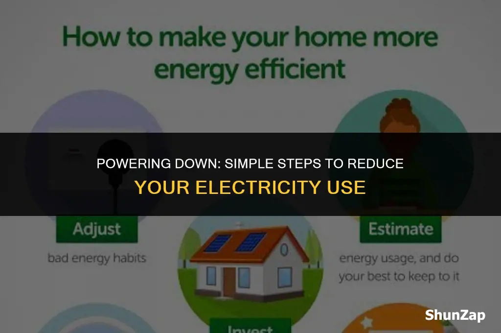 how to reduce use of electricity introduction
