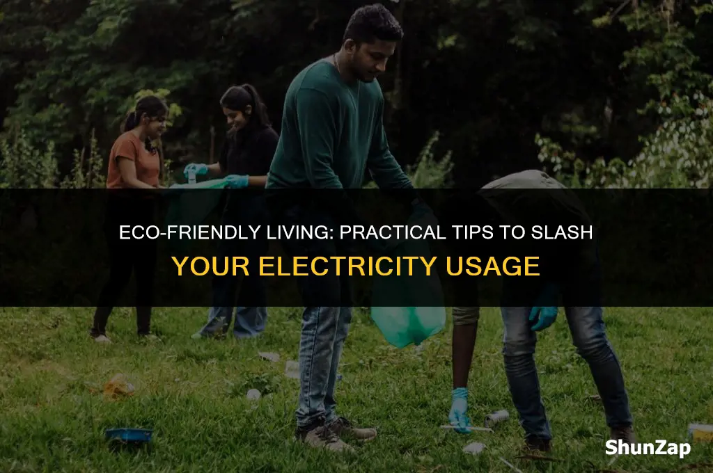 how to reduce use of electricity project