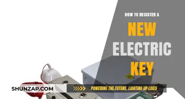 Unlocking Electric Key Registration