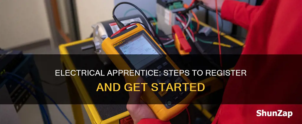 how to register as an electrical apprentice