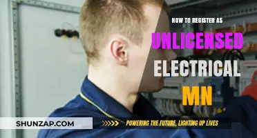 Electrical Work in MN: Register as Unlicensed