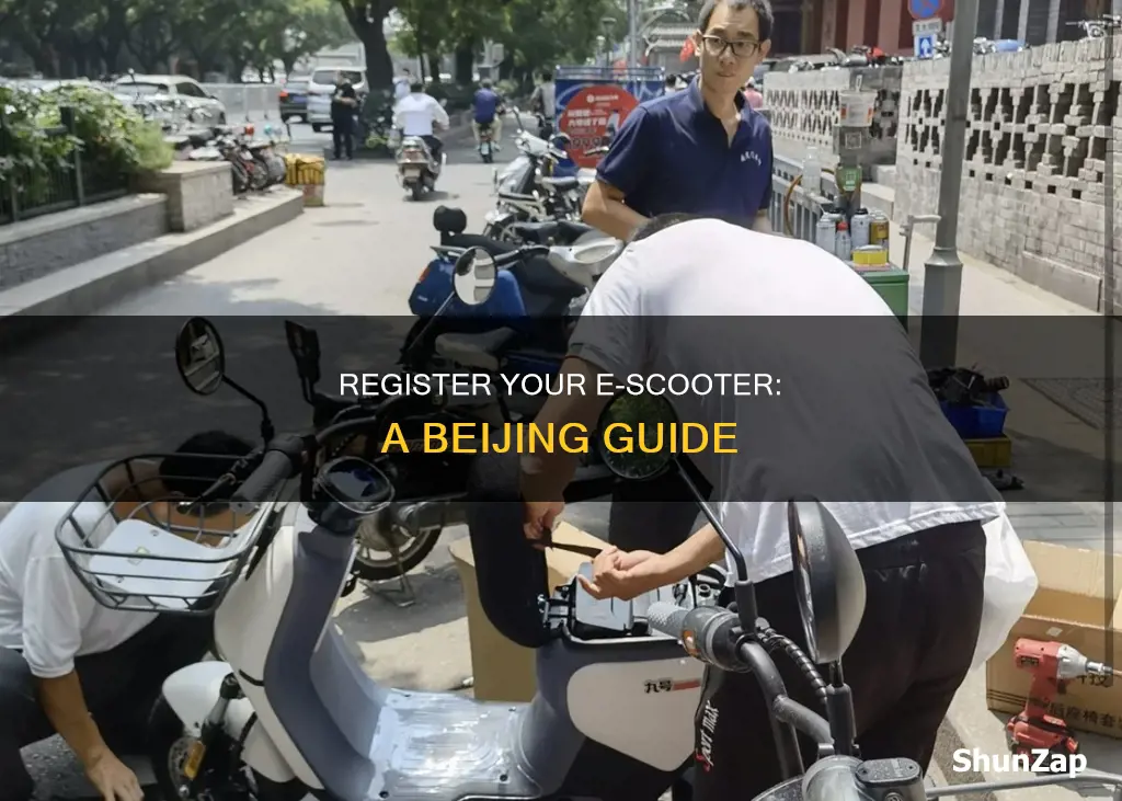 how to register your electric scooter beijing