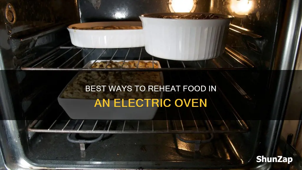 how to reheat food in electric oven