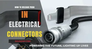 Unlocking Electrical Connectors: Easy Push-Release Mechanism