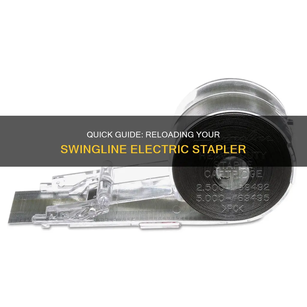 how to reload a swingline electric stapler