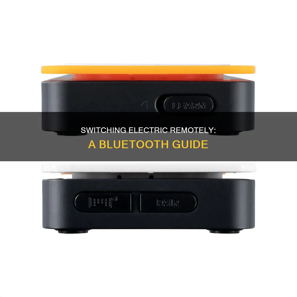 how to remote switch electric with bluetooth