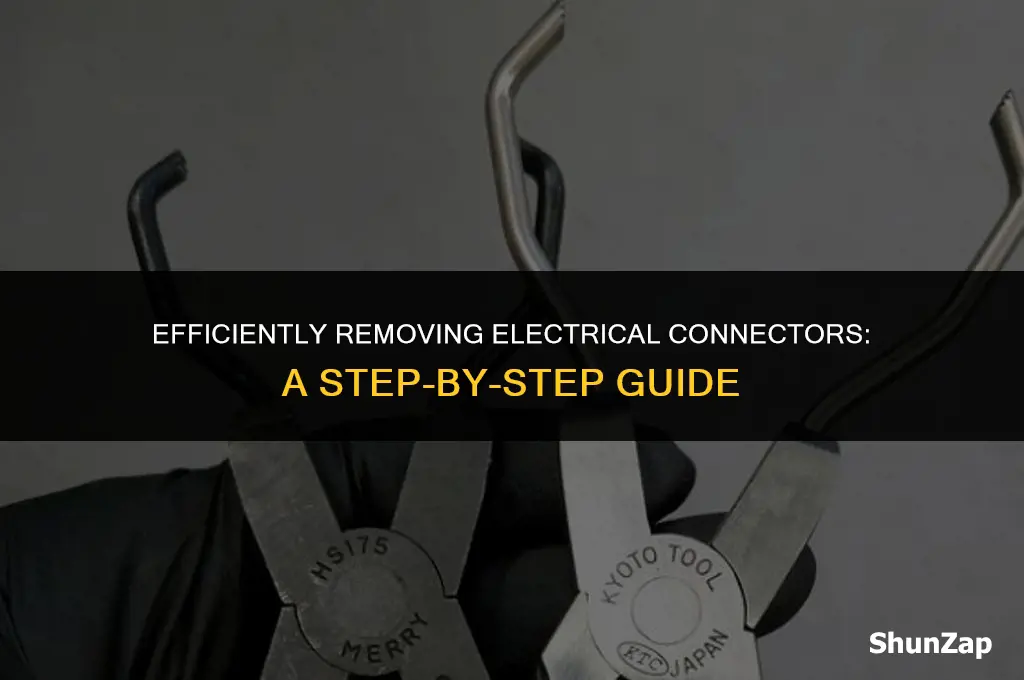 how to remove 1 use electrical connectors