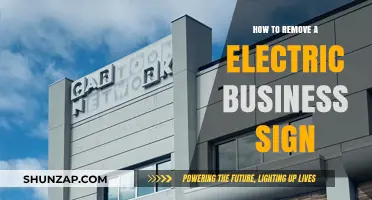 Taking Down Electric Business Signs: A Step-by-Step Guide