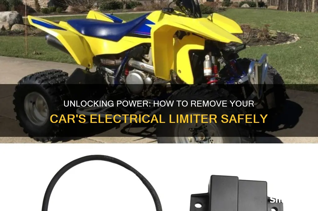 how to remove a electrical limiter on a car