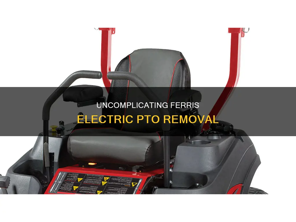how to remove a ferris electric pto