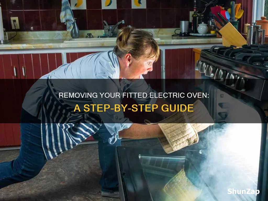 how to remove a fitted electric oven