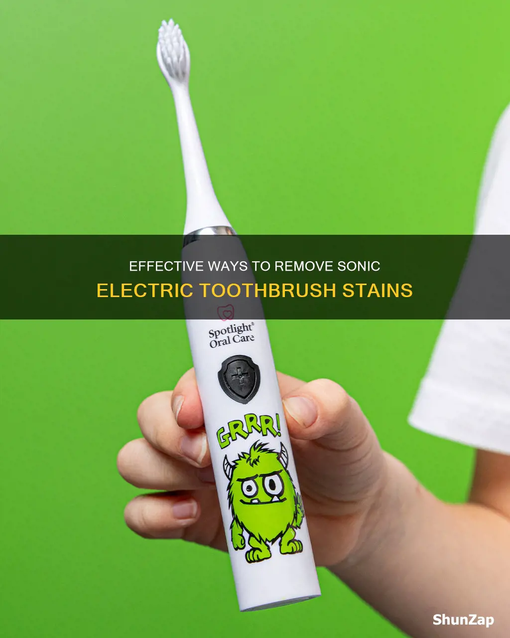 how to remove a sonic electric toothbrush