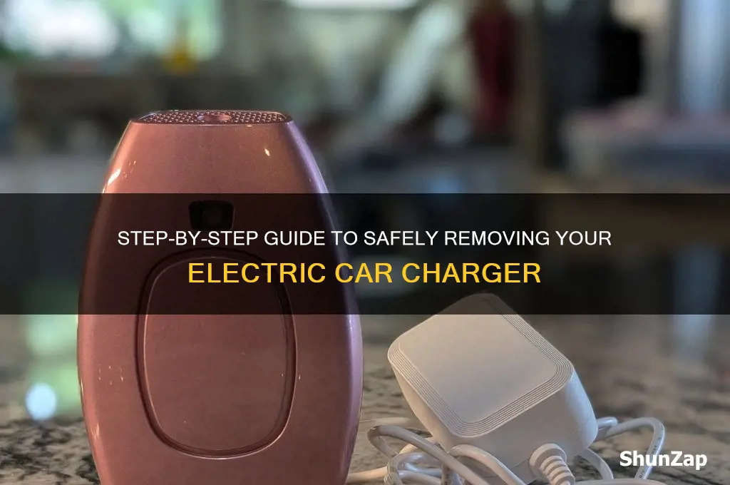 how to remove an electric car charger